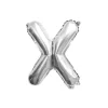 Folieballon Letter X Zilver