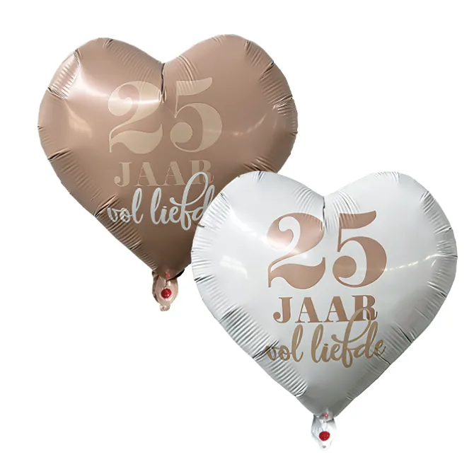 Folieballonnen 25 jaar Vol Liefde
