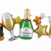 Folieballonnen slinger borrel 80cm
