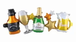 Folieballonnen slinger borrel 80cm