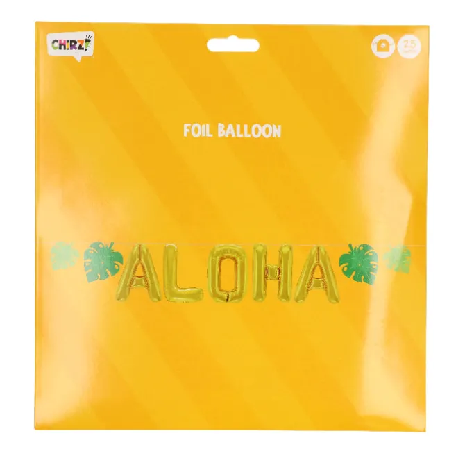 Folieballon slinger aloha - 2,5 m