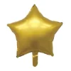 Folieballon ster goud - 35 cm