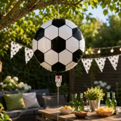 Folieballon voetbal - 70 cm