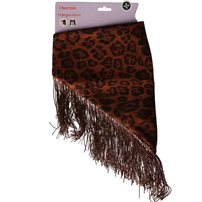 Franjes riem panterprint