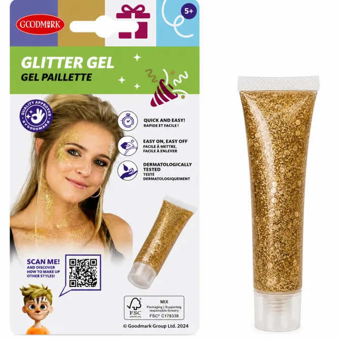 Glittergel goud 14ml