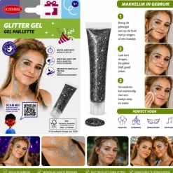 Glittergel zilver 14ml