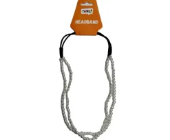 Haarband parels wit