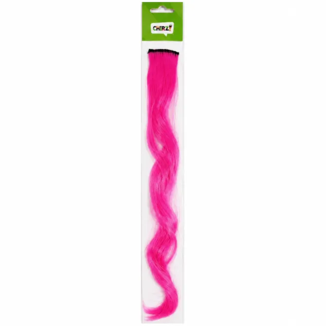 Haarextension krul roze