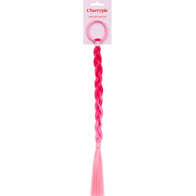 Haarextension met parels roze