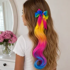 Haarextension met strik gradient