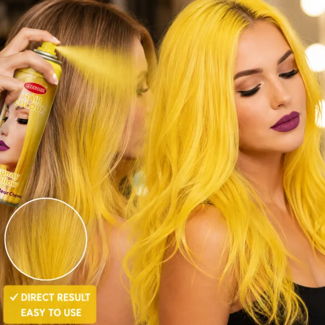 Haarspray geel 125ml