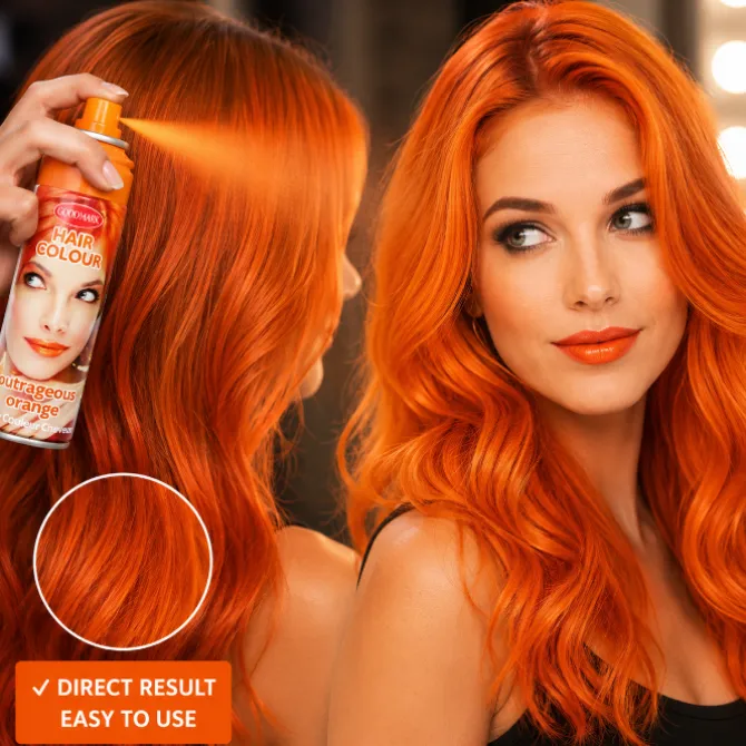 Haarspray oranje 125ml