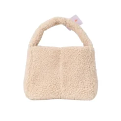 Handtas Teddy Blokken Beige