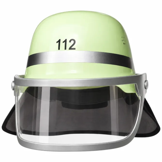 Helm brandweer lichtgeel
