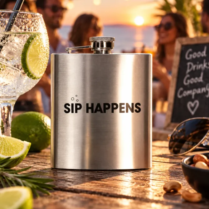 Heupfles Sip Happens