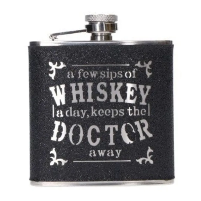 Heupfles Whiskey doctor RVS 175ml