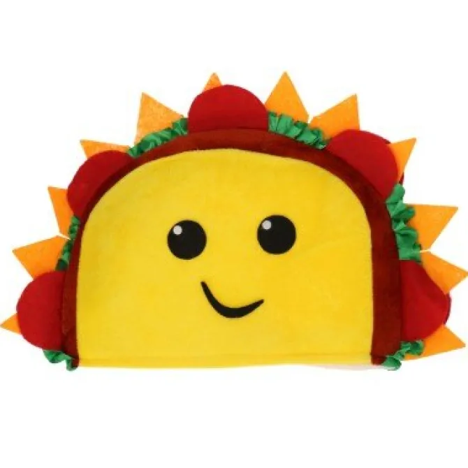 Hoed taco meerkleurig