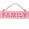 Houten bordje 'Family'