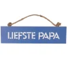 Houten bordje 'Liefste papa'