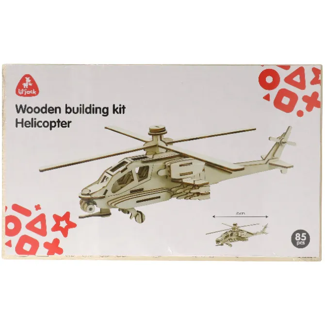 Houten Puzzel Helicopter