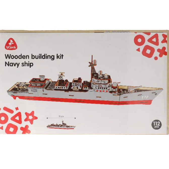 Houten Puzzel Marineschip