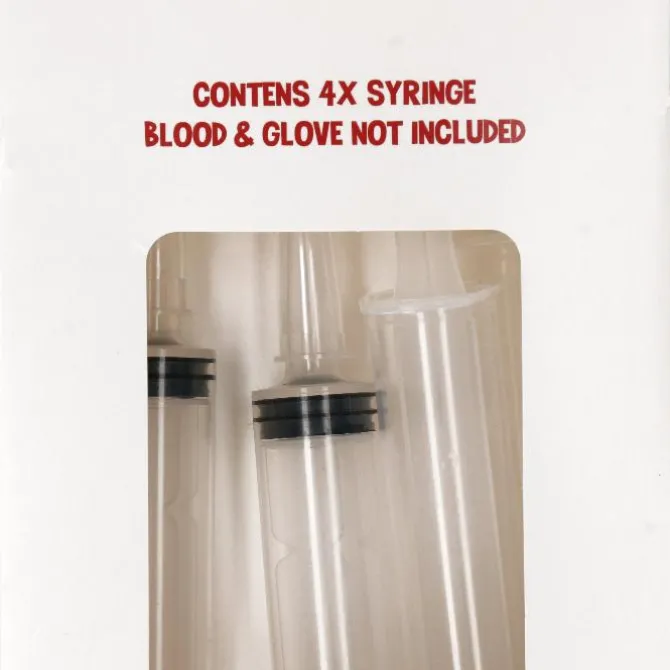 Injectieshotjes Halloween transparant 4 stuks