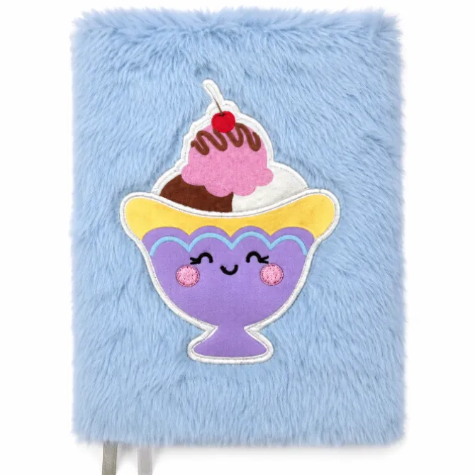 Kawaii Pluizig Notitieboek A5 Sundae