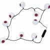 Ketting Halloween oogballen LED