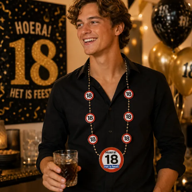 Ketting Hoera 18