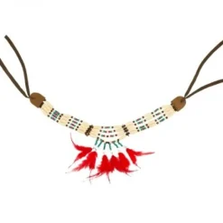 Ketting Indianen sqauw meerkleurig