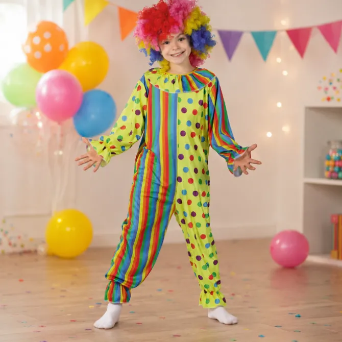 Kostuum clown 8 - 10 jaar