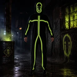Kostuum glow in the dark onesize