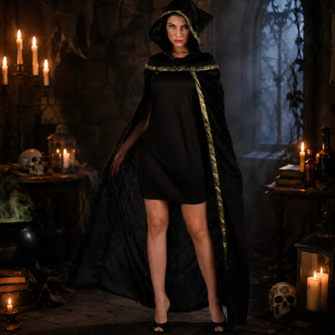 Kostuum Halloween heks dames one size