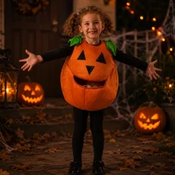 Kostuum Halloween pompoen kind 92/104cm