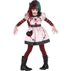 Kostuum possessed doll 10-12 jaar