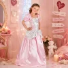 Kostuum prinses Rosabel roze/wit meisje 4-6 jaar