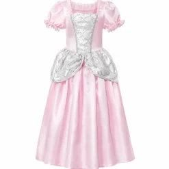 Kostuum prinses Rosabel roze/wit meisje 4-6 jaar