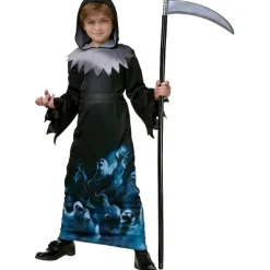 Kostuum Reaper met vlam -10-12jr