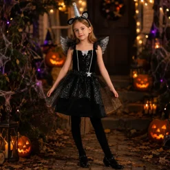 Kostuum scary unicorn - 6-8 years