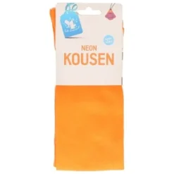 Kousen neon oranje one size