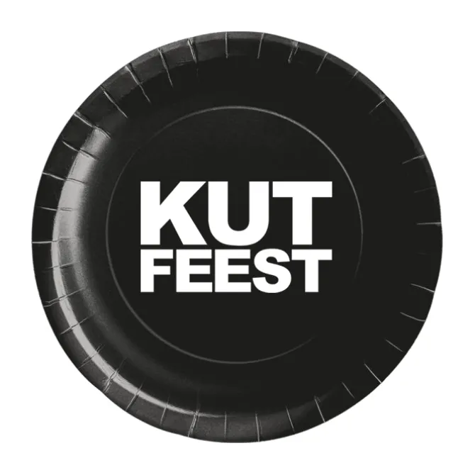 Kut feest bordjes groot 8 stuks