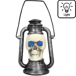 LED decoratie skull lantaarn