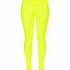 Legging neon geel - one size