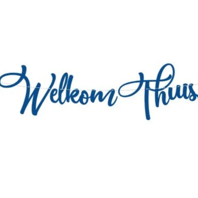 Letterslinger Welkom Thuis - 5 m