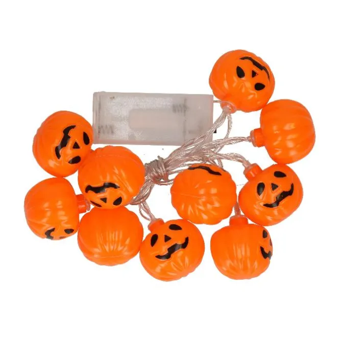 Lichtslinger Halloween pompoenen LED 1,2m