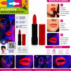 Lippenstift rood UV effect