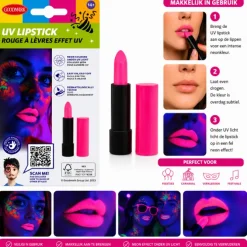 Lippenstift roze UV effect
