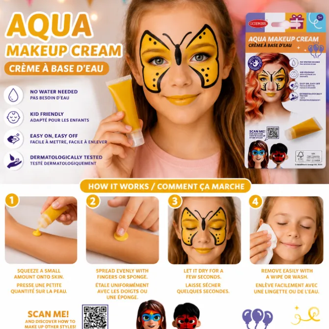 Make-up geel waterbasis 20ML