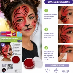 Make-up rood oliebasis 14 gram