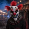 masker horror clown rood haar